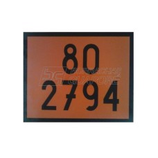 Placa Número ONU 80 2794